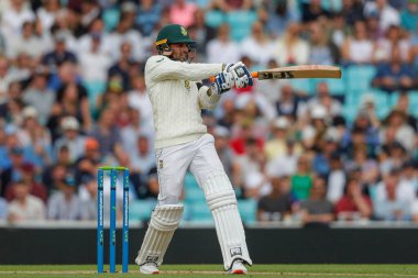 Güney Afrikalı Keshav Maharaj, 10 Eylül 202 'de Kia Oval, Londra, Birleşik Krallık' ta 5 İngiltere 'nin 3.