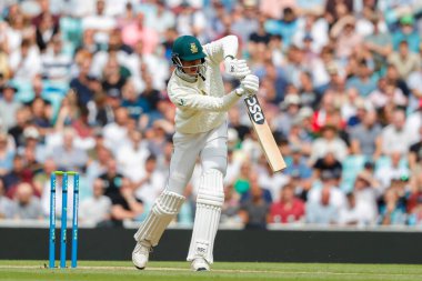 Güney Afrikalı Marco Jansen, 10 Eylül 202 'de Kia Oval, Londra, İngiltere' de 5 İngiltere 'nin Güney Afrika' ya karşı 3. gününde