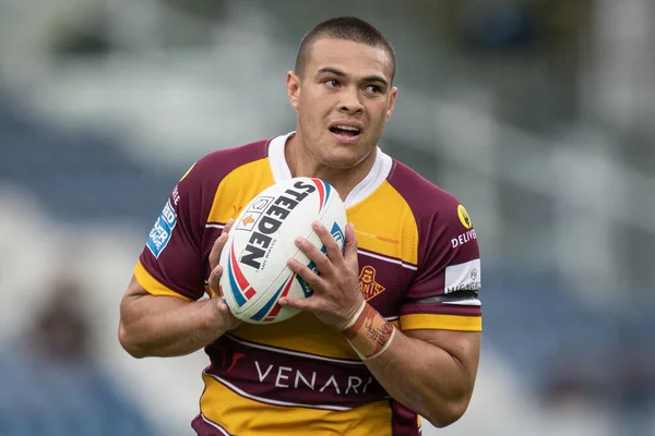 Tuimoala Lolohea Huddersfield Giants Ball Betfred Super League Match Huddersfield — Fotografia de Stock