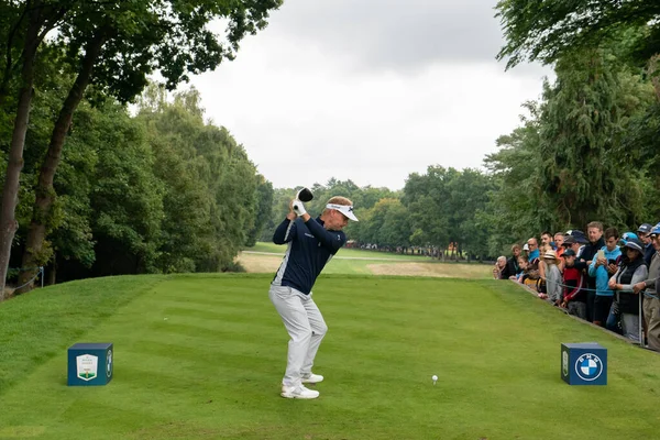 Soren Kjeldsen Den Xvi Fairway Durante Bmw Pga Championship 2022 — Foto Stock