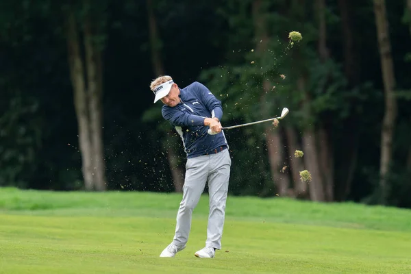 Soren Kjeldsen Den 16Th Fairway Durante Bmw Pga Championship 2022 — Fotografia de Stock