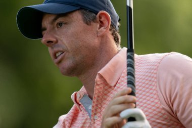 Rory McElroy (ENG) BMW PGA Şampiyonası 'nın 17. vuruşu 2022 Wentworth Club, Virginia Water, Birleşik Krallık, 10 Eylül 202