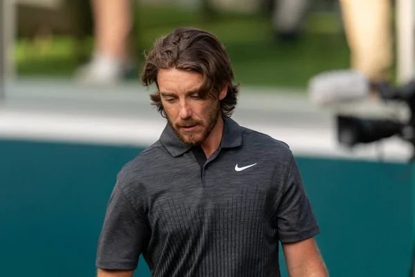 Tommy Fleetwood Eng Zöld Bmw Pga Championship 2022 Alatt Virginiai — Stock Fotó