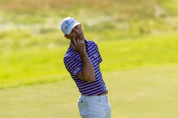 Billy Horschel Usa 14Th Green Zmeškal Putt Během Mistrovství Bmw — Stock fotografie