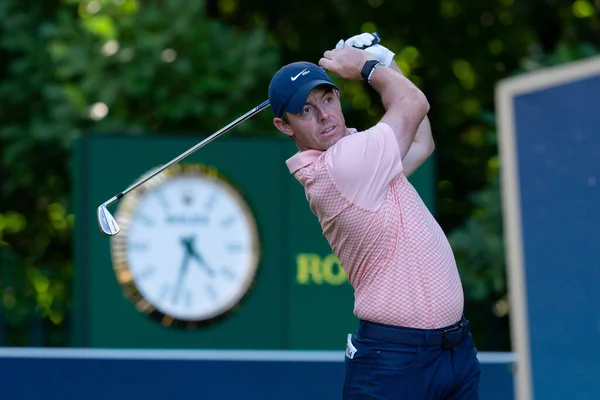 Rory Mcelroy Eng 16º Tee Durante Bmw Pga Championship 2022 — Foto de Stock