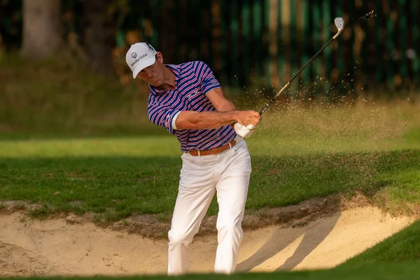 Billy Horschel Usa Bunker Durante Bmw Pga Championship 2022 Wentworth — Foto Stock