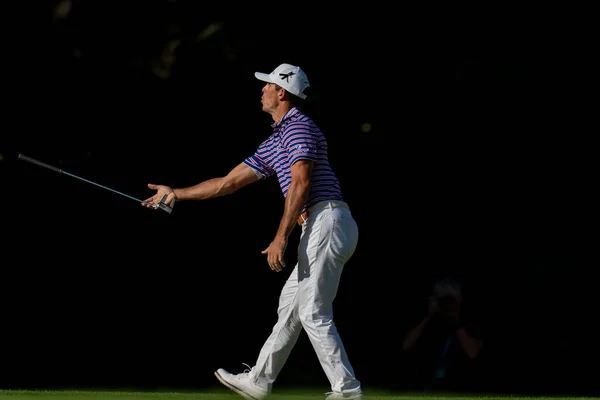 Billy Horschel Eua Joga Seu Putter Durante Bmw Pga Championship — Fotografia de Stock