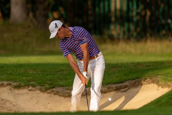 Billy Horschel Estados Unidos 18Th Bunker Bmw Pga Championship 2022 — Fotografia de Stock