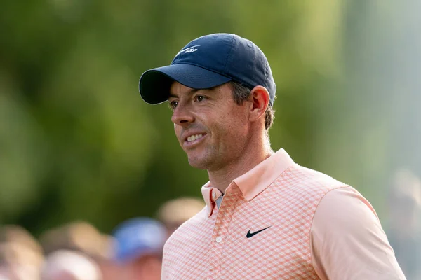 Rory McElroy (ENG) BMW PGA Şampiyonası 'nın 17. vuruşu 2022 Wentworth Club, Virginia Water, Birleşik Krallık, 10 Eylül 202