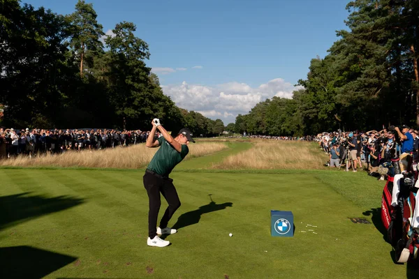 Matt Fitzpatrick Eng Abschlag Während Der Bmw Pga Championship 2022 — Stockfoto