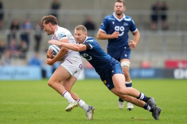 Sale Sharks Rob Du Preez, 11 Eylül 202 'de AJ Bell Stadyumu' nda Gallagher Premiership maçında Northampton Saints 'e karşı Northampton Saints maçında Northampton Saints' i yendi.