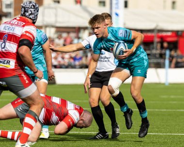 Wasps Rugby 'den Charlie Atkinson Gallagher Premiership maçı sırasında Kingsholm Stadyumu' nda Gloucester vs Wasps maçı, 11 Eylül 202