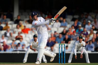 İngiliz Zak Crawley, LV Sigorta Deneme Maçı sırasında İngiltere ile Güney Afrika arasındaki The Kia Oval, Londra, İngiltere, 11 Eylül 202