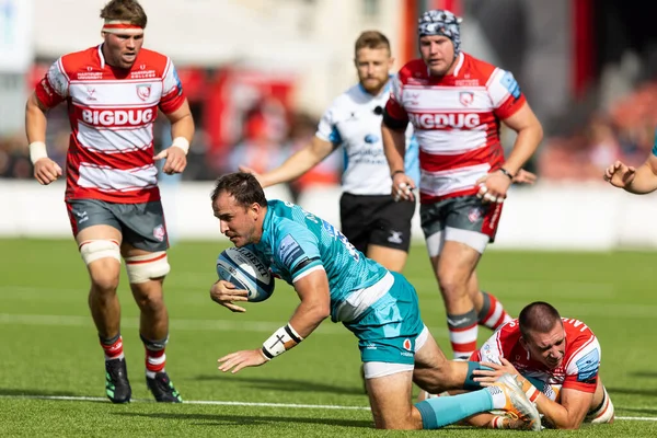 Burger Odendaal Wasps Rugby Tacklas Gallagher Premiership Match Gloucester Rugby — Stockfoto