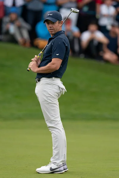 Rory Mcelroy Eng Rate Chance Eagle Putt Termine Sous Bmw — Photo