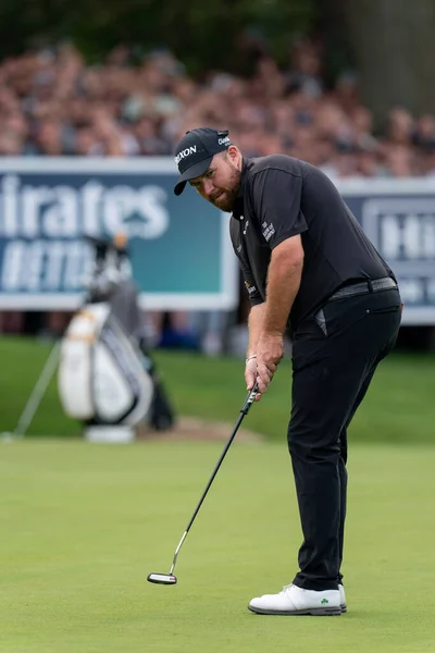 Shane Lowry Irl Joga Para Ganhar Bmw Pga Championship Com — Fotografia de Stock