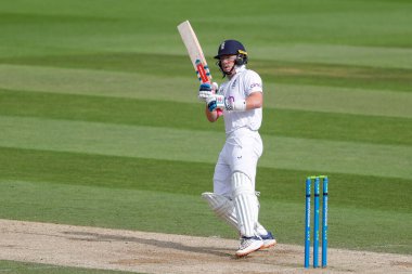 İngiltere 'den Ollie Pope, 3. LV Sigorta Deneme Maçı' nda 5. İngiltere, Yeni Zelanda 'ya karşı Kia Oval, Londra, İngiltere, 12 Eylül 202