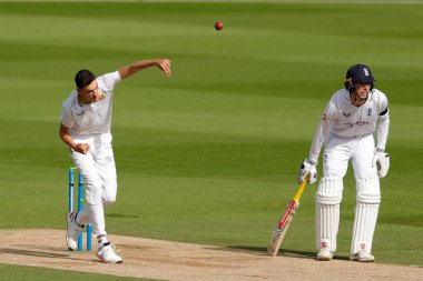 Güney Afrikalı Marco Jansen, 3. LV Sigorta Deneme Maçı 'nda 5. İngiltere, Yeni Zelanda' ya karşı Kia Oval, Londra, İngiltere, 12 Eylül 202