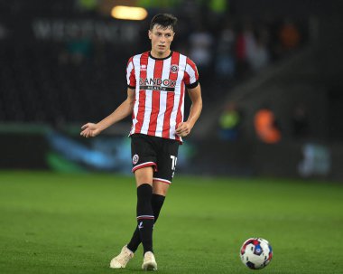 Anel Ahmedhod? Sheffield United, 13 Eylül 202 'de Swansea.com Stadyumu' nda Sheffield United 'a karşı oynanan Sky Bet Şampiyonası maçında 15.