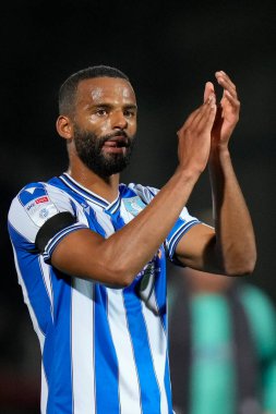 Sheffield 'den Michael Ihiekwe, 13 Eylül 202' de İngiltere 'nin Morecambe kentindeki Mazuma Stadyumu' nda oynanan 1.