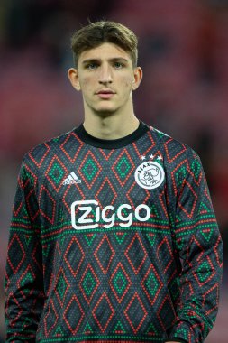 Ahmetcan Kaplan # 13 of Ajax UEFA Şampiyonlar Ligi karşılaşmasında Liverpool - Ajax Anfield, Liverpool, Birleşik Krallık, 13 Eylül 202
