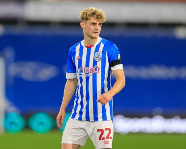 Huddersfield Town 'dan Jack Rudoni # 22. Huddersfield Şampiyonası maçında Huddersfield Town Wigan Athletic' e karşı John Smith Stadyumu, Huddersfield, Birleşik Krallık, 13 Eylül 202