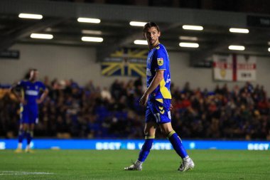 AFC Wimbledon 'dan Ethan Chislett # 11, 13 Eylül 202 tarihinde Birleşik Krallık' taki Cherry Red Records Stadyumu 'nda Wimbledon' a karşı AFC Wimbledon maçında görüldü.
