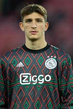 Ahmetcan Kaplan # 13 of Ajax UEFA Şampiyonlar Ligi karşılaşmasında Liverpool - Ajax Anfield, Liverpool, Birleşik Krallık, 13 Eylül 202