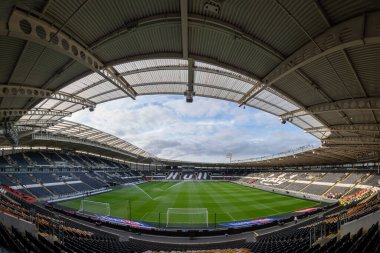 MKM Stadyumunun genel görünümü, Gök İddia Şampiyonası maçından önce Hull City, Stoke City 'ye karşı MKM Stadyumu, Hull, Birleşik Krallık, 13 Eylül 202
