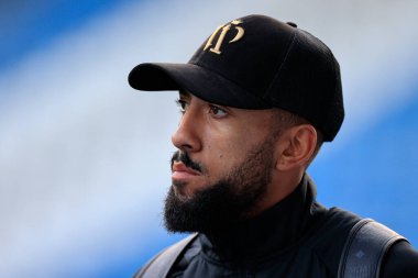 Huddersfield Town 'dan Sorba Thomas # 7, 13 Eylül 202' de John Smith Stadyumu 'nda oynanan Huddersfield Town - Wigan Athletic maçında maça geliyor.