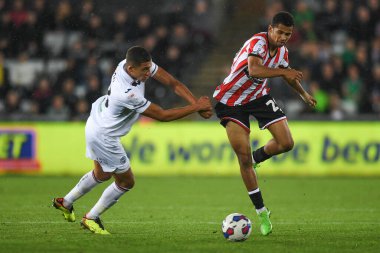 Sheffield United takımının 29 numaralı oyuncusu Swansea City, Sheffield United 'a karşı 13 Eylül 202' de Swansea.com Stadyumu 'nda oynanan maçta