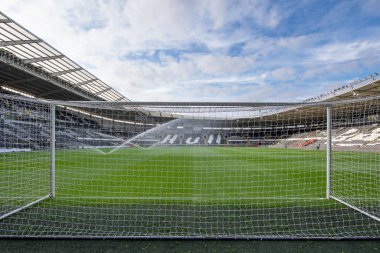 MKM Stadyumunun genel görünümü, Gök İddia Şampiyonası maçından önce Hull City, Stoke City 'ye karşı MKM Stadyumu, Hull, Birleşik Krallık, 13 Eylül 202