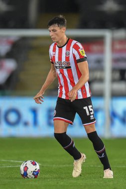 Anel Ahmedhod? Sheffield United, 13 Eylül 202 'de Swansea.com Stadyumu' nda Sheffield United 'a karşı oynanan Sky Bet Şampiyonası maçında 15.