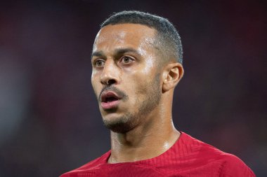 Thiago Alcantara # 6 UEFA Şampiyonlar Ligi maçı sırasında Liverpool - Ajax Anfield, Liverpool, Birleşik Krallık, 13 Eylül 202