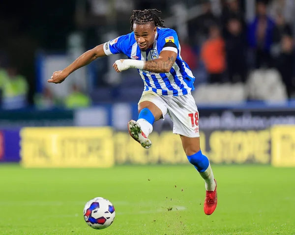 David Kasumu Huddersfield Town Sky Bet Championship Match Huddersfield Town — стокове фото