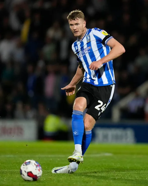 Michael Smith Sheffield Mercoledì Durante Partita Sky Bet League Morecambe — Foto Stock