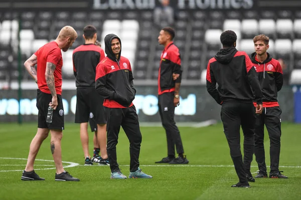 Sheffield United Pre Match Pitch Inspection Sky Bet Championship Match — Stock Photo, Image