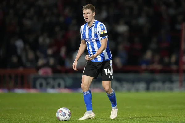 George Byers Sheffield Miércoles Durante Sky Bet League Partido Morecambe —  Fotos de Stock