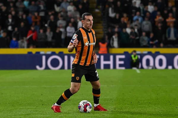 Lewis Coyle Hull City Azione Durante Sky Bet Championship Match — Foto Stock