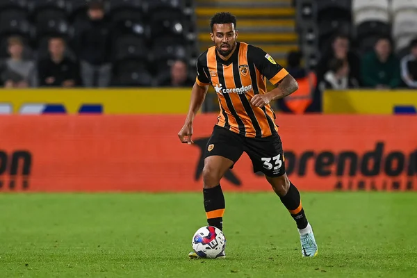 Cyrus Christie Hull City Sky Bet Championship Match Hull City — 스톡 사진