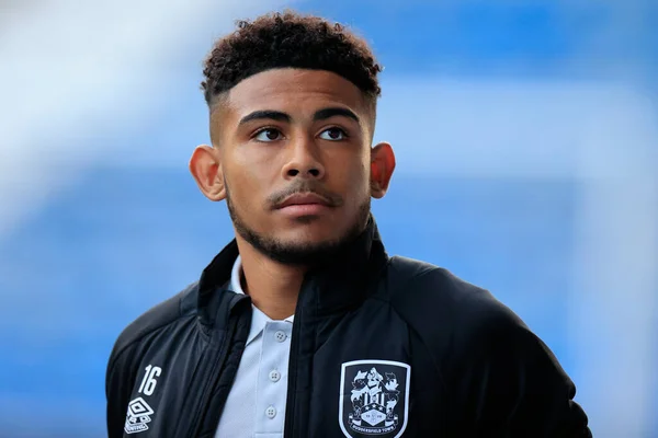 Kaine Kesler Hayden Huddersfield Town Érkezik Meccsre Sky Bet Championship — Stock Fotó