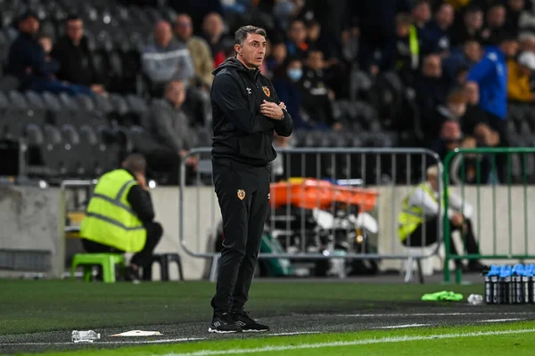 Shota Arveladze Manager För Hull City Sky Bet Championship Matchen — Stockfoto