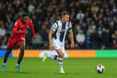 West Bromwich Albion 'un 17 numaralı oyuncusu West Bromwich Albion, West Bromwich Albion' a karşı Birmingham City, The Hawthorns, West Bromwich, İngiltere, 14 Eylül 202