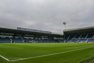 The Hawthorns, West Bromwich Albion 'un evi, West Bromwich Albion maçı öncesinde West Bromwich Albion, Birmingham City' ye karşı The Hawthorns, West Bromwich, Birleşik Krallık, 14 Eylül 202