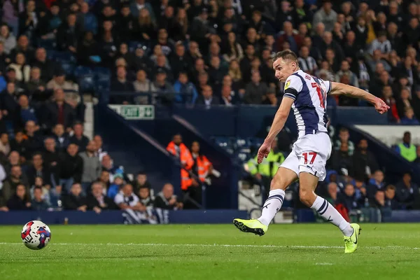 Jed Wallace West Bromwich Albion Segna Gol Durante Sky Bet — Foto Stock