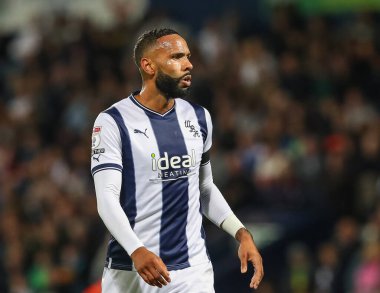 West Bromwich Albion 'dan Kyle Bartley Gök İddia Şampiyonası maçında West Bromwich Albion, Birmingham City' ye karşı The Hawthorns, West Bromwich, Birleşik Krallık 'ta 14 Eylül 202