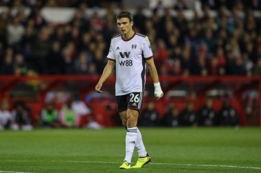Fulham 'dan Joo Palhinha # 26 Premier Lig maçı sırasında Nottingham Forest Fulham' a karşı City Ground, Nottingham, İngiltere, 16 Eylül 2022