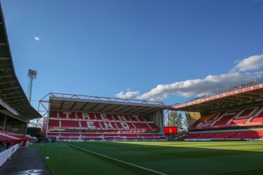 Premier Lig maçından önce City Ground 'un genel görünümü Nottingham Forest' a karşı Fulham City Ground, Nottingham, İngiltere, 16 Eylül 2022