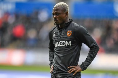 Swansea City, Swansea.com Stadyumu, Swansea.com, Birleşik Krallık 'ta 17 Eylül 2022' de oynanan Sky Bet Şampiyonası karşılaşmasında Hull City 'den Jean Michal Seri # 24.