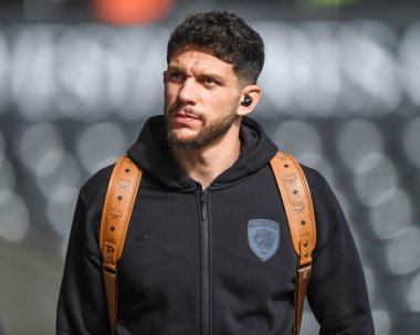 Hull City 'den Tobias Figueiredo # 6 Swansea.com Stadyumu' na 17 Eylül 202 'de Swansea City vs Hull City Swansea.com Stadyumu' nda oynanan Gökyüzü İddia Şampiyonası maçında geldi.